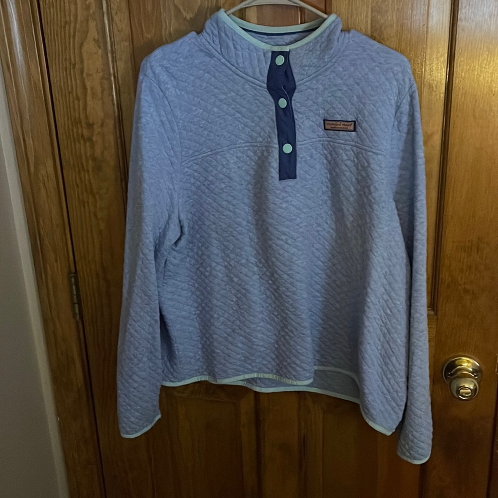 Euc women's XL Vineyard Vines diamond quilted Shep shirt sweater